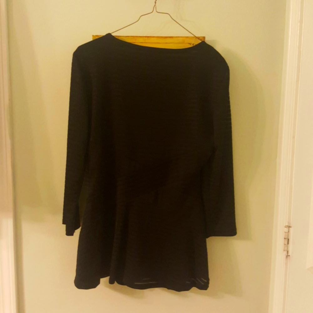 ECI New York lined top Size M Black - Picture 2 of 8